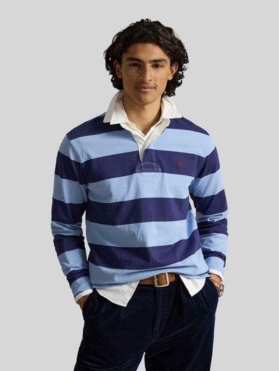 Polo Ralph Lauren Sweatshirt mit Kontrastkragen Blau 4