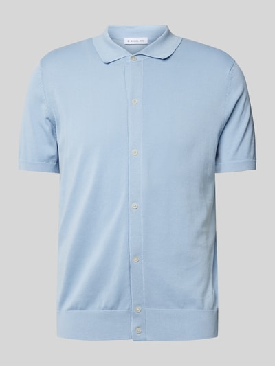 Manuel Ritz Poloshirt met knoopsluiting Lichtblauw - 2