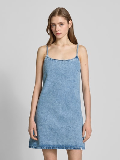 Calvin Klein Jeans Jeanskleid mit verstellbaren Trägern Modell 'ICONIC' Jeansblau 4