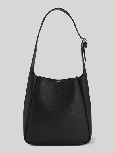 BOSS Torba shopper z regulowanym paskiem na ramię  Czarny 4