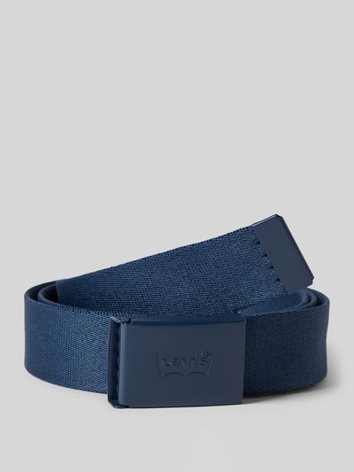 Levi's® Riem met kliksluiting, model 'TONAL BATWING' Marineblauw - 1