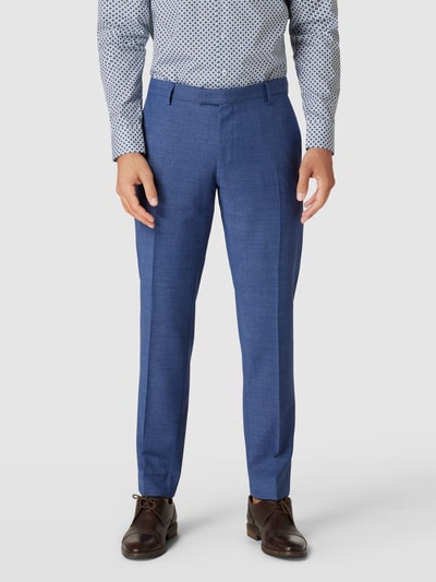 JOOP! Collection Pantalon in gemêleerde look met wol, model 'Blayr' Koningsblauw - 4