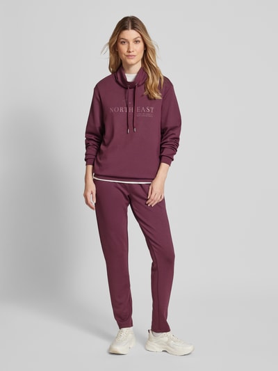 Soyaconcept Sweatshirt mit Stehkragen Modell 'Banu' Bordeaux 1