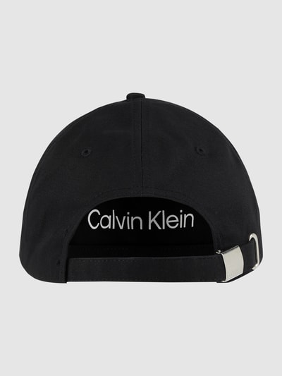 CK Calvin Klein Czapka z daszkiem z bawełny ekologicznej  Czarny 2