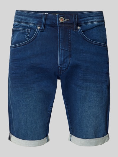 Petrol Slim Fit Jeansshorts im 5-Pocket-Design Marine 2