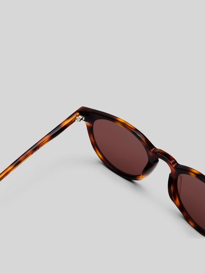 MessyWeekend Runde Sonnenbrille Modell 'NEW DEPP' Mittelbraun 5