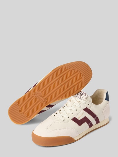 Gant Sneakers van echt leer met reliëflogo, model 'Beylana' Wit - 4