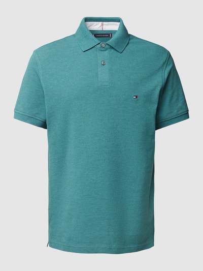 Tommy Hilfiger Poloshirt in effen design Flessengroen - 2