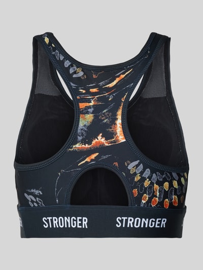 Stronger Bustier mit elastischem Bund und Label-Details BLACK 3