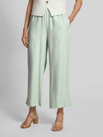 Marc O'Polo Denim Wide leg stoffen broek met verkort model Lichtgroen - 4