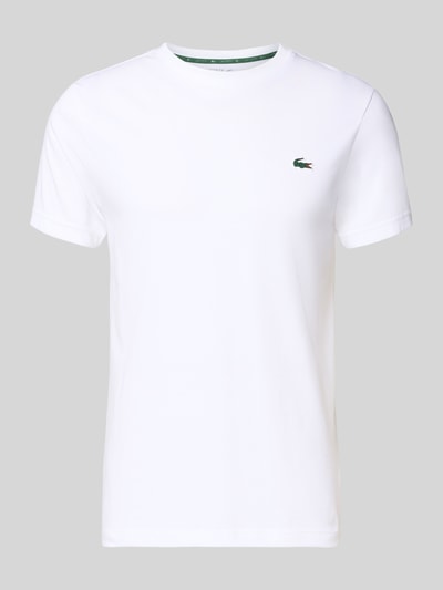 Lacoste Sport Regular Fit T-Shirt aus Baumwoll-Mix Weiss 2