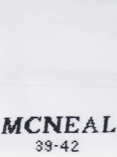 MCNEAL Socken mit Stretch-Anteil im 3er-Pack Weiss 3