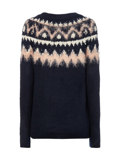 Vero Moda Pullover mit Norweger-Dessin Marine 3