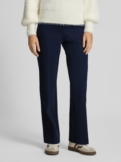 STEHMANN Spodnie materiałowe z kieszeniami z tyłu model ‘Editta’ Granatowy 4