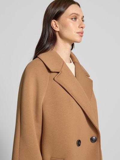 Christian Berg Woman Selection Mantel mit Reverskragen und Eingrifftaschen Camel 3