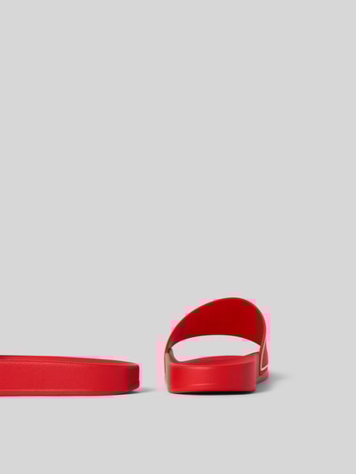 Diesel Slides mit Label-Detail Orange 3