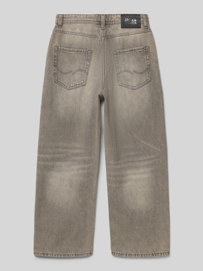 Produktfoto, Jeans im Used-Look Model 'ALEX' van JACK & JONES voor kinderen, puur katoen, regular fit, bandwijdte maat 140: 37 cm, binnenbeenlengte maat 140: 58 cm