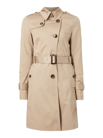 Jake*s Collection Trenchcoat mit Taillengürtel Sand 2