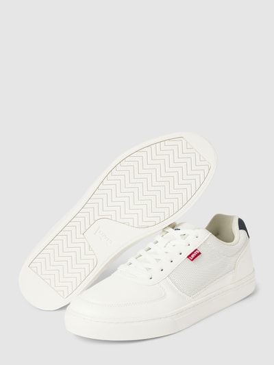 Levi’s® Acc. Sneakers met labeldetails, model 'LIAM' Wit - 4