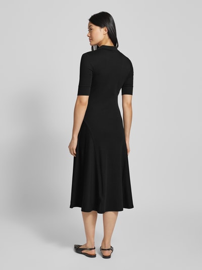 Lauren Ralph Lauren Polo jurk met halflange mouwen, model 'LILLIANNA' Zwart - 5