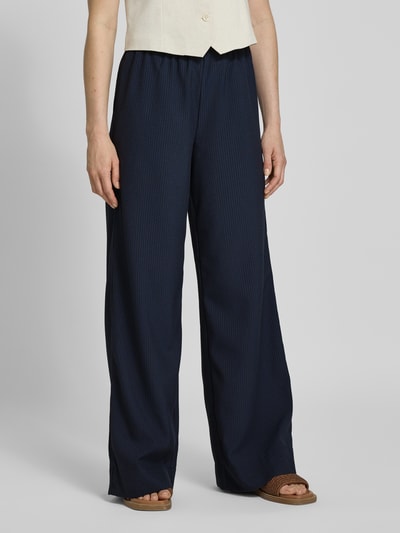 Christian Berg Woman Stoffhose mit elastischem Bund Dunkelblau 4
