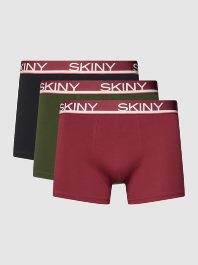 Skiny Boxershort met labeldetails in een set van 3 stuks Zwart - 1