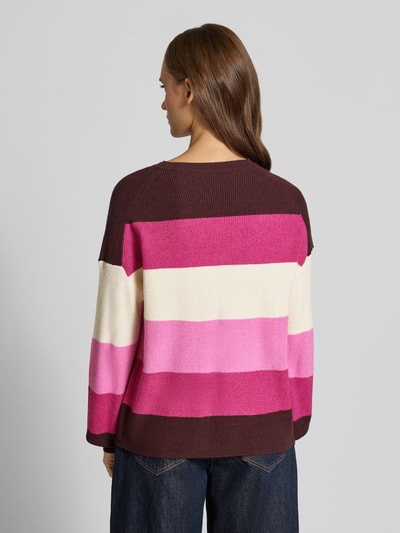 ONLY Regular Fit Pullover aus Viskose-Mix Modell 'LATIA' Rosa 5