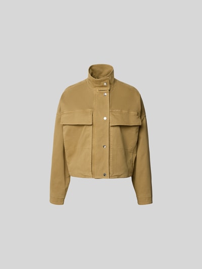 Closed Relaxed Fit Jacke mit Stehkragen Beige 2