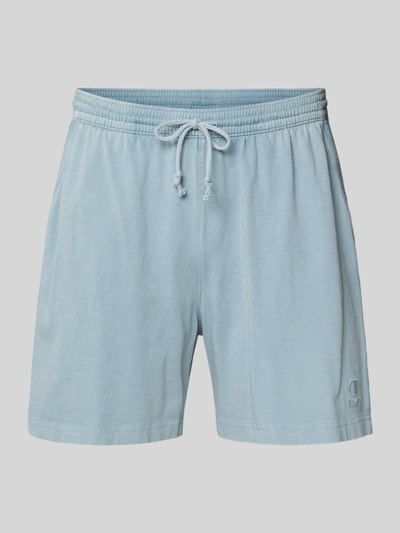 CHAMPION Korte regular fit broek met labelstitching Lichtblauw - 2