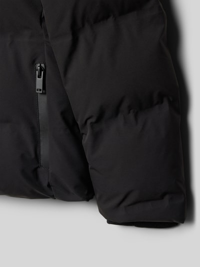 CARS JEANS Kurtka pikowana z kieszeniami zapinanymi na zamek błyskawiczny model ‘MUYLA’ Czarny 2