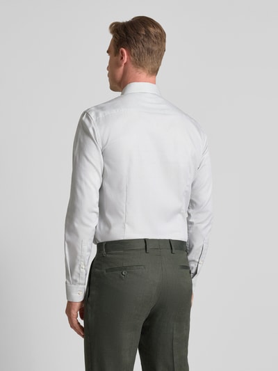 Jake*s Slim Fit Business-Hemd mit Kentkragen Hellgruen 5