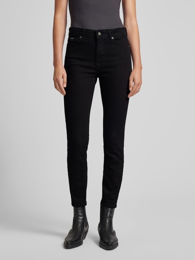 Guess Jeans Skinny Fit Jeans im 5-Pocket-Design Black 4