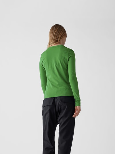 Jacquemus Longsleeve mit Label-Stitching Grün 5