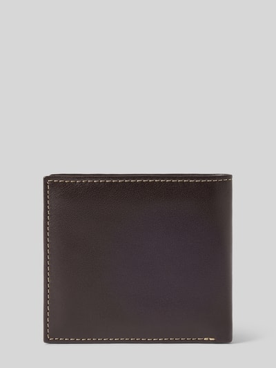 Barbour Portemonnee van echt leer Donkerbruin - 2