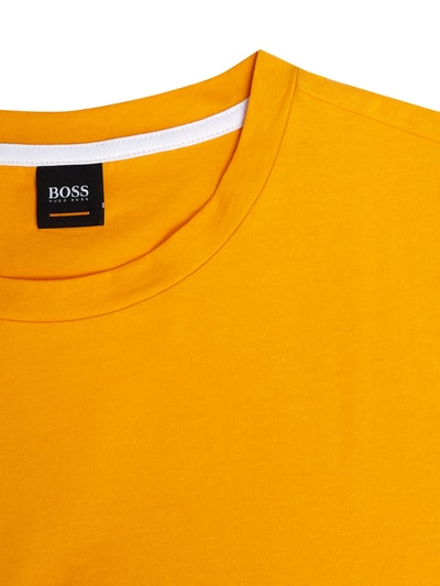 BOSS Orange T-Shirt im zweifarbigen Design Dunkelorange 2