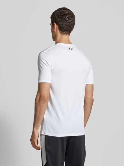 Under Armour T-shirt z nadrukiem z logo Biały 5