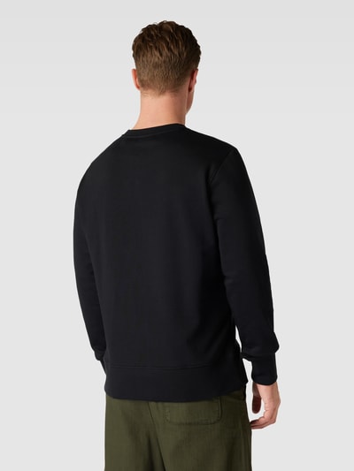 Gant Sweatshirt met labelprint Zwart - 5