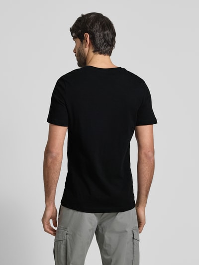 s.Oliver RED LABEL Regular Fit T-Shirt aus reiner Baumwolle Black 5