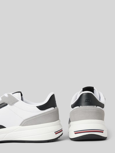 Tommy Hilfiger Ledersneaker mit Label-Stitching Modell 'FASTON' Weiss 2