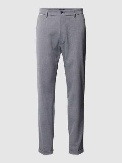 Cinque Grey Chino mit Strukturmuster Modell 'BODO' Dunkelblau 2