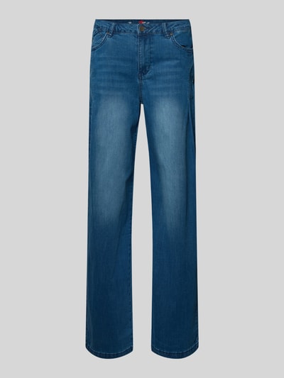 Buena Vista wide fit jeans met lyocell en viscose Donkerblauw - 2
