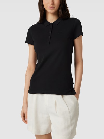 BOSS Black Women Poloshirt mit Label-Stitching Modell 'Epola' Black 4