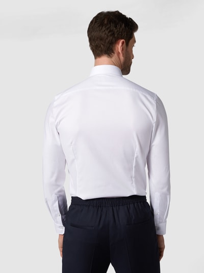 OLYMP No. Six Super Slim Fit Business-Hemd aus Twill  Weiss 5