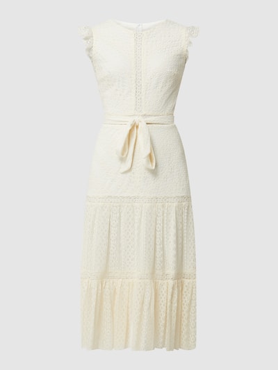 Paradi Cocktailkleid aus Spitze Offwhite 2