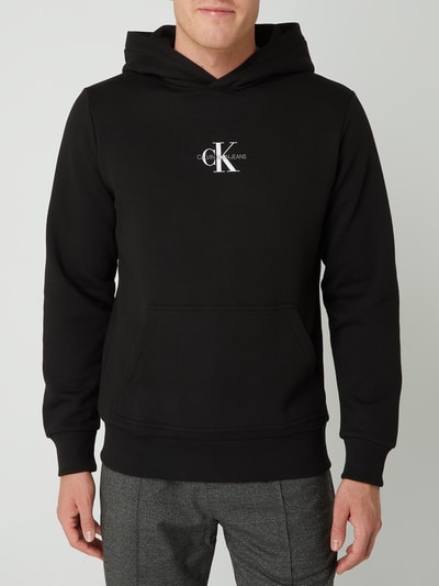 Calvin Klein Jeans Hoodie mit Logo-Print  Black 4