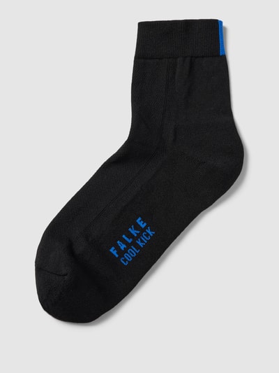 Falke Socken mit elastischem Rippenbündchen Modell 'Cool Kick' Black 1