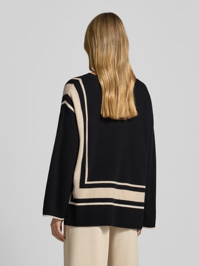 s.Oliver BLACK LABEL Loose Fit Strickpullover aus Woll-Mix Black 5