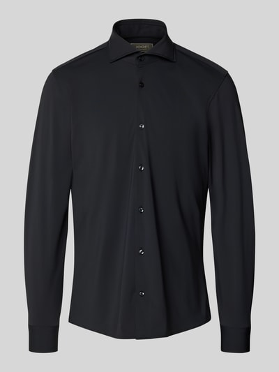 JOOP! Collection Koszula biznesowa o kroju slim fit z listwą guzikową Czarny 2