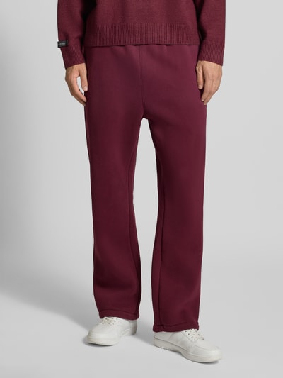 ANOTHER COTTON LAB Sweatpants mit elastischem Bund Bordeaux 4
