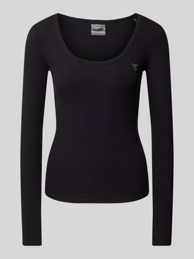 Guess Activewear Longsleeve mit Label-Detail Modell 'COLETTE' Black 2